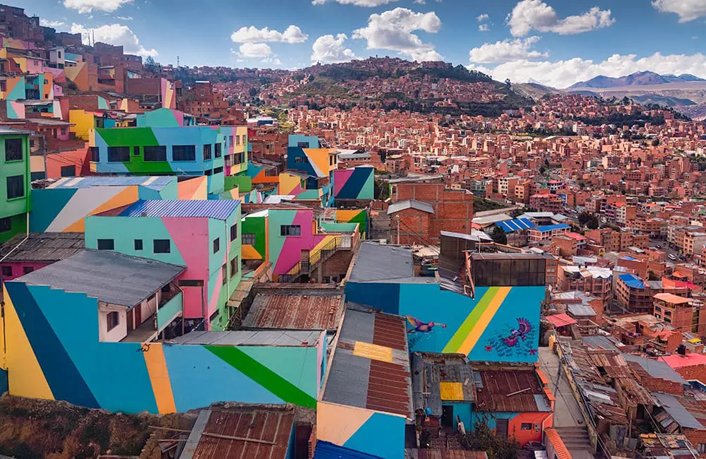 Abercrombie & Kent grows DMC portfolio to 83 countries with Crillon Tours acquisition in Bolivia 4 Colourful buildings in La Paz, Bolivia. Image: Getty Images