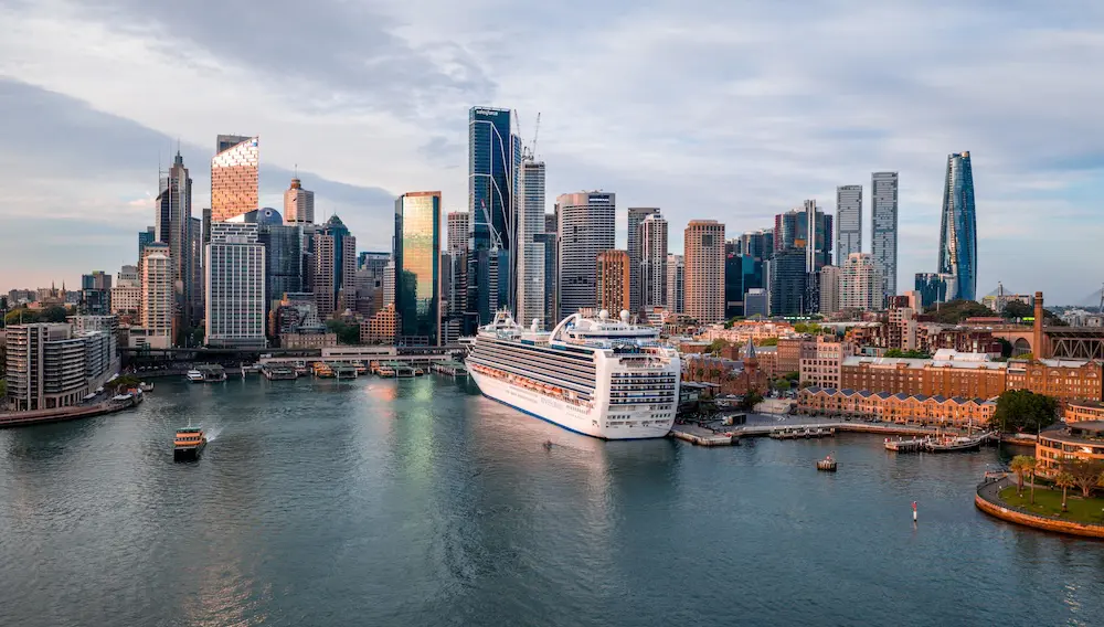 Crown Princess in Sydney.
Carnival Corp