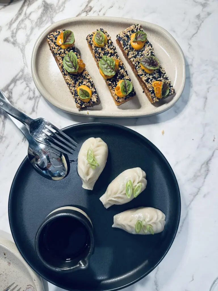 Hotel Indigo Melbourne Little Collins: the new cool kid on the block 5 Sesame prawn toast and dumplings at Fern Restaurant