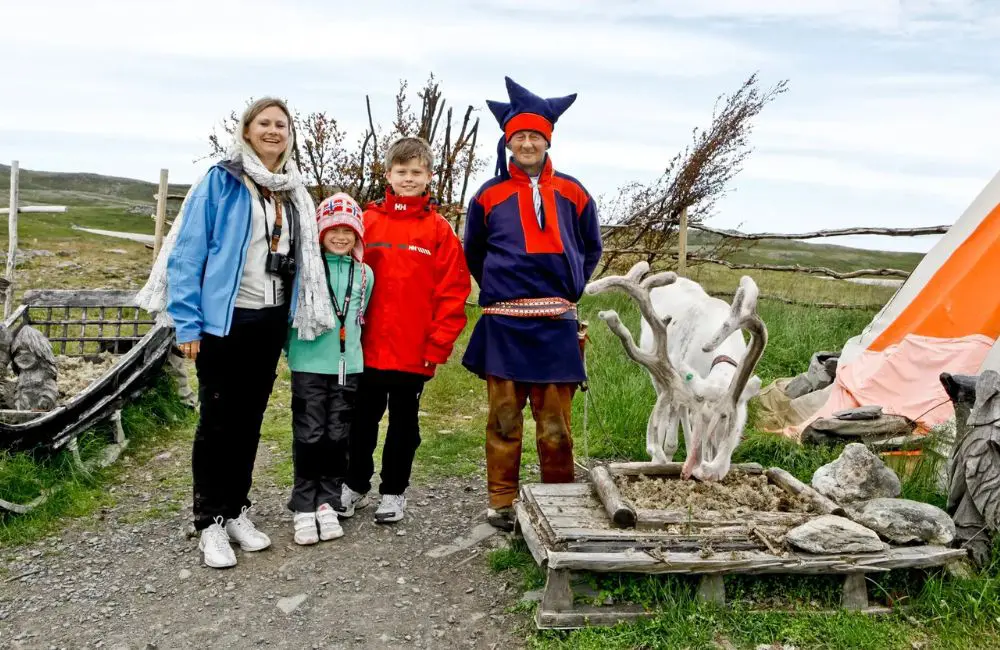 Kids who cruise: four expedition cruises for adventurous families 3 Meet reindeer herders on a Hurtigruten excursion to Kjollefjord, Norway