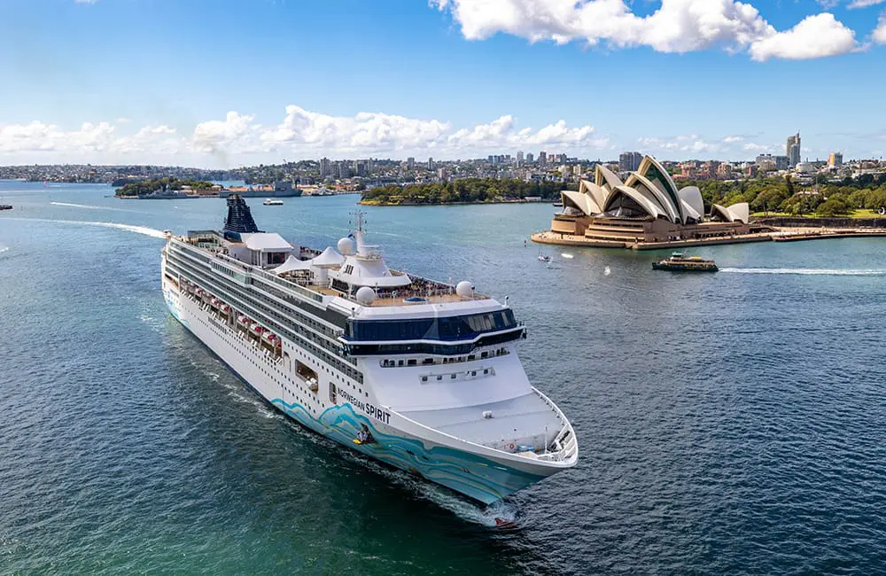 Luxury, leisure & late nights: Norwegian Spirit returns to Australia for adult-focused adventures in December 2025 1 Norwegian Spirit cruise ship in Sydney Harbour. Image: NCL