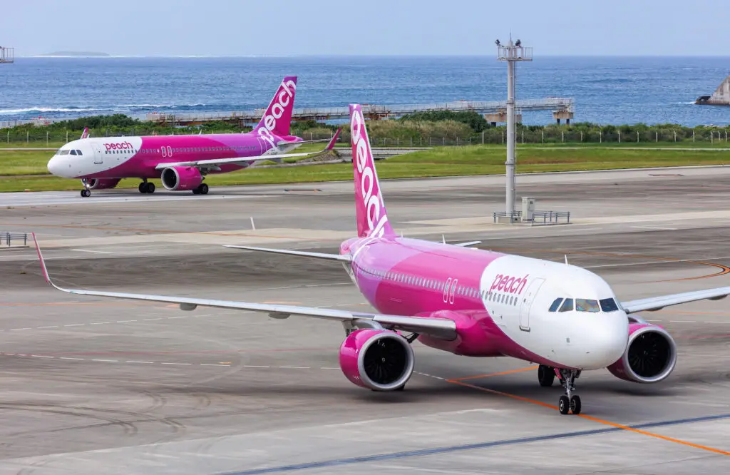 Grounded: ANA Group’s AirJapan airline to cease operations 2 Peach planes in Okinawa. (Image  Markus Mainka / Shutterstock.com)