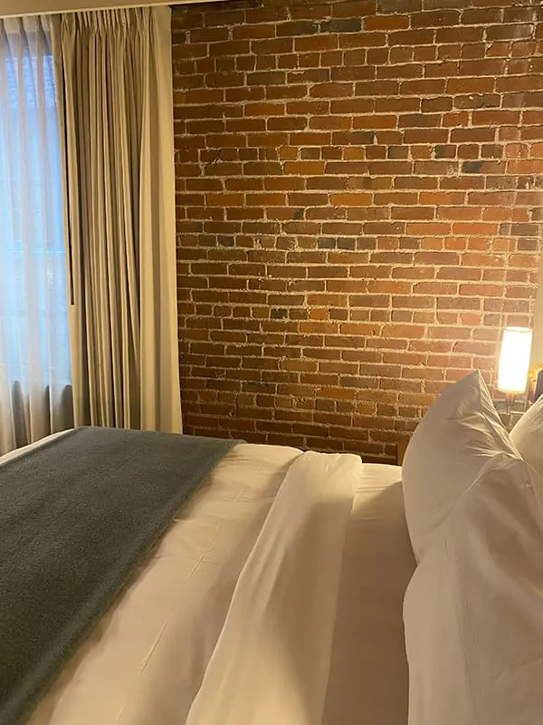 Hotel review: Downtown style meets sustainable lifestyle at Populus Seattle 9 Original structures are heroed throughout. Image: Cassie Tannenberg