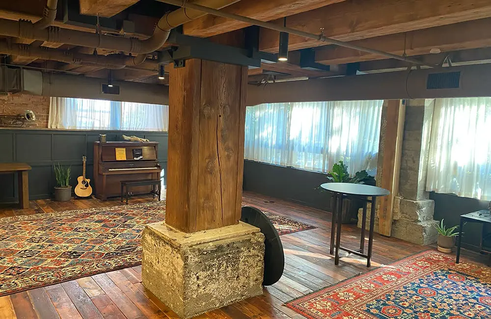 Hotel review: Downtown style meets sustainable lifestyle at Populus Seattle 17 The Music Room at Populus Seattle. Image: Cassie Tannenberg
