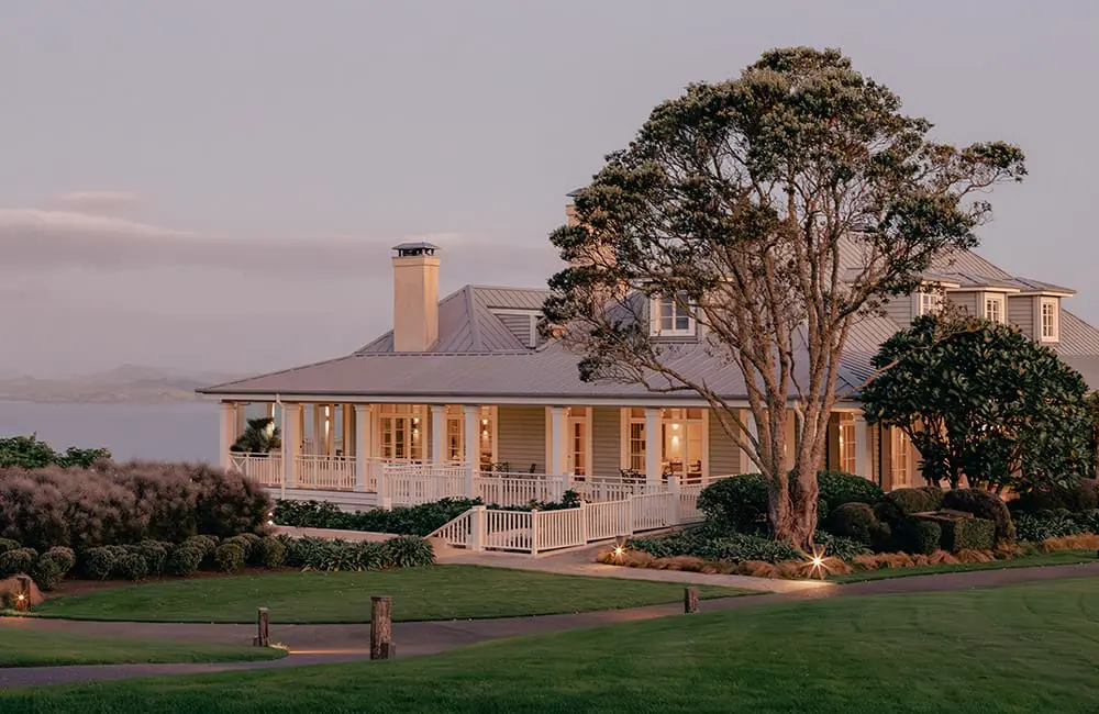 Rosewood Kauri Cliffs in Northland, NZ.