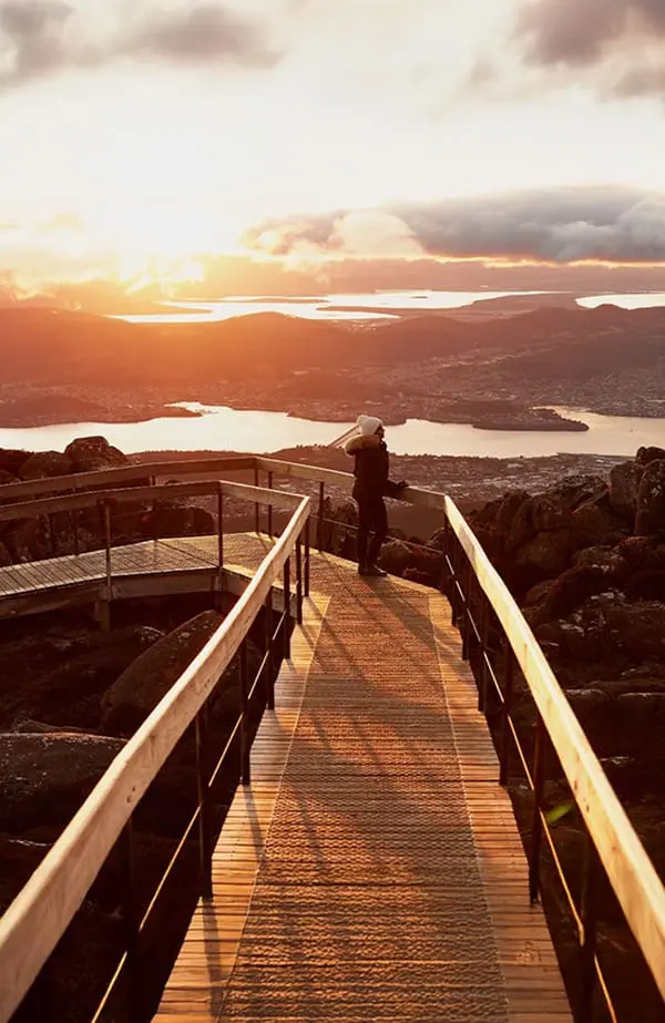 From Tassie to the Hunter: Jetstar connects Hobart and Newcastle for the first time ever 2 Summit of Kunanyi/Mount Wellington. Image: Samuel Shelley