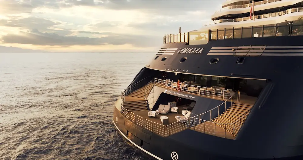 Luxury ocean cruises for the modern family 4 Luminara’s marina deck.