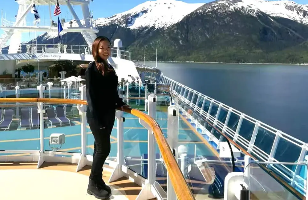 From coast to coast: Travellers Choice welcomes four new & diverse members across Australia 3 New Travellers Choice member Snowsea Cruises owner Snow Yu on a cruise ship.