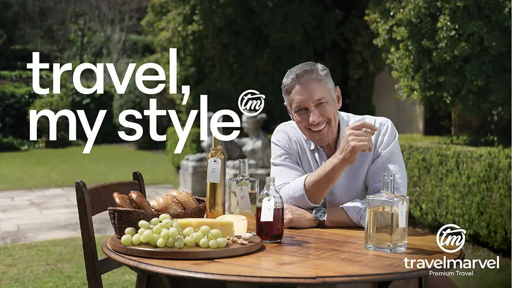 Example of new Travelmarvel brand identity