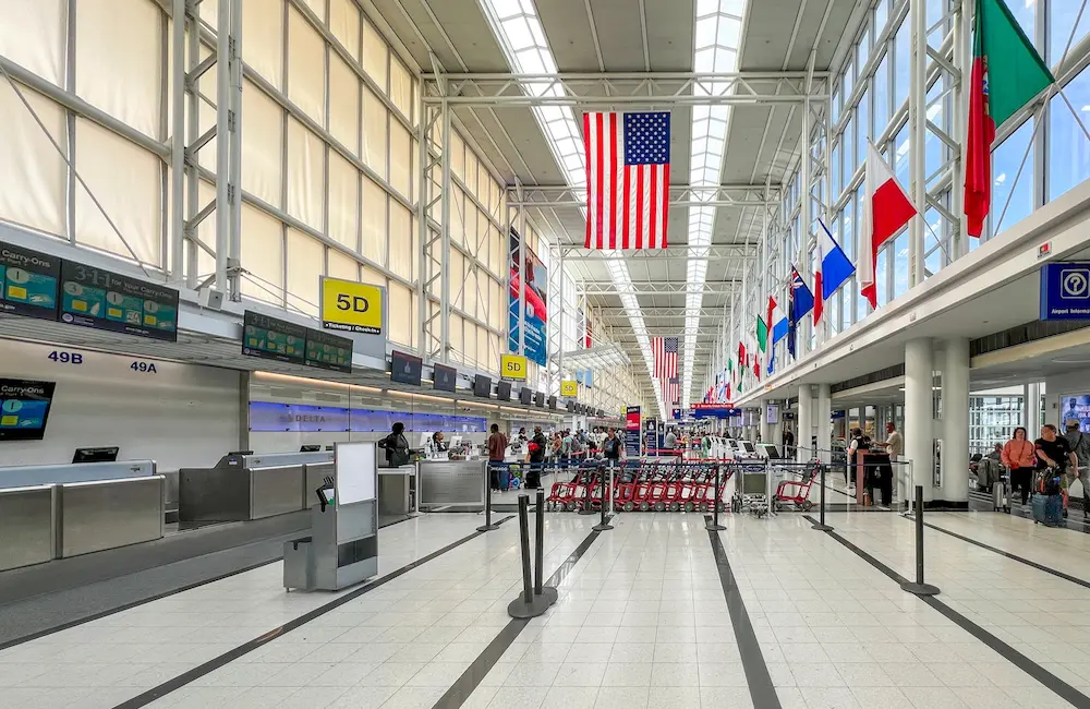 Chicago O'Hare airport.