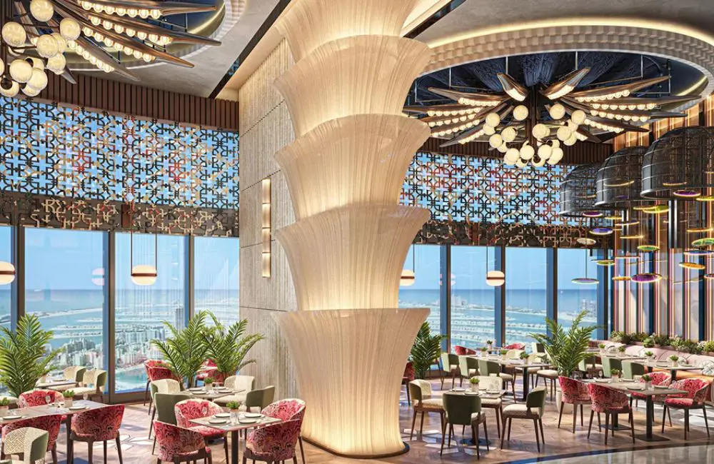 You can now book to stay in the world's tallest hotel 2 Dining at Ciel Dubai Marina