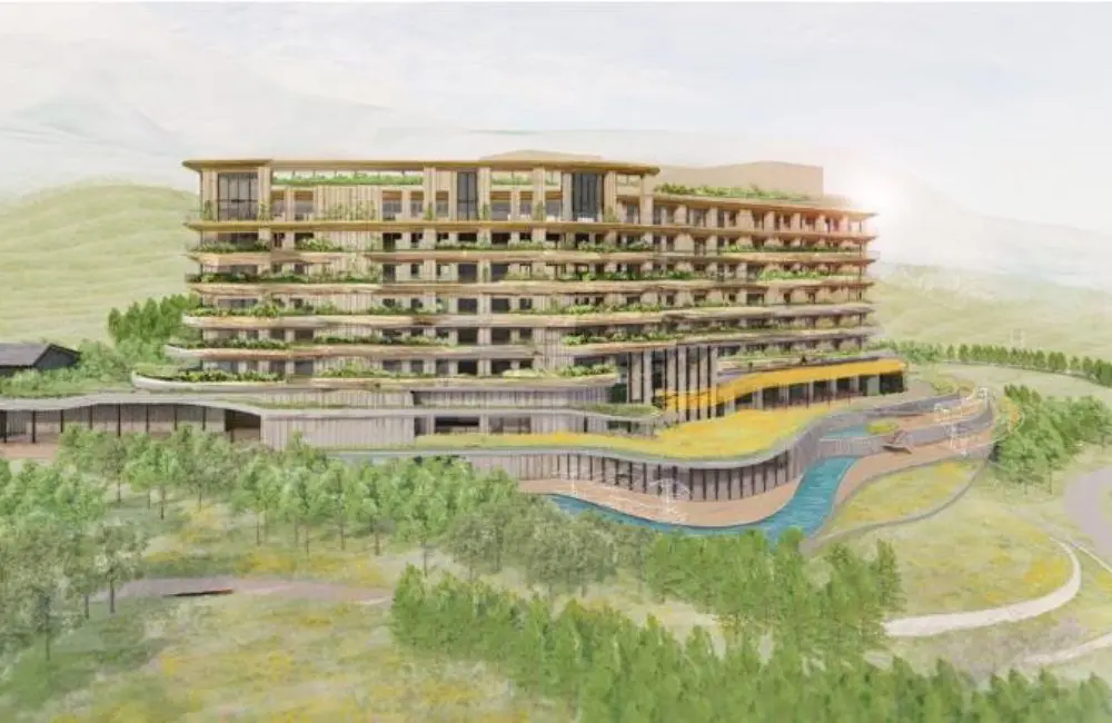 Six Senses to open a new luxury mountain resort in one of Japan’s oldest ski areas 1 A render of new ski resort Six Senses Myoko