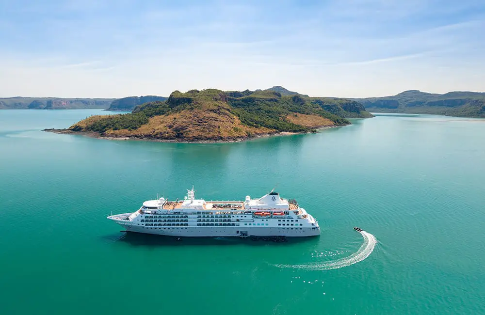 The Kimberley 2026: pick of the ships 6 Silver Cloud cruising the Hunter River