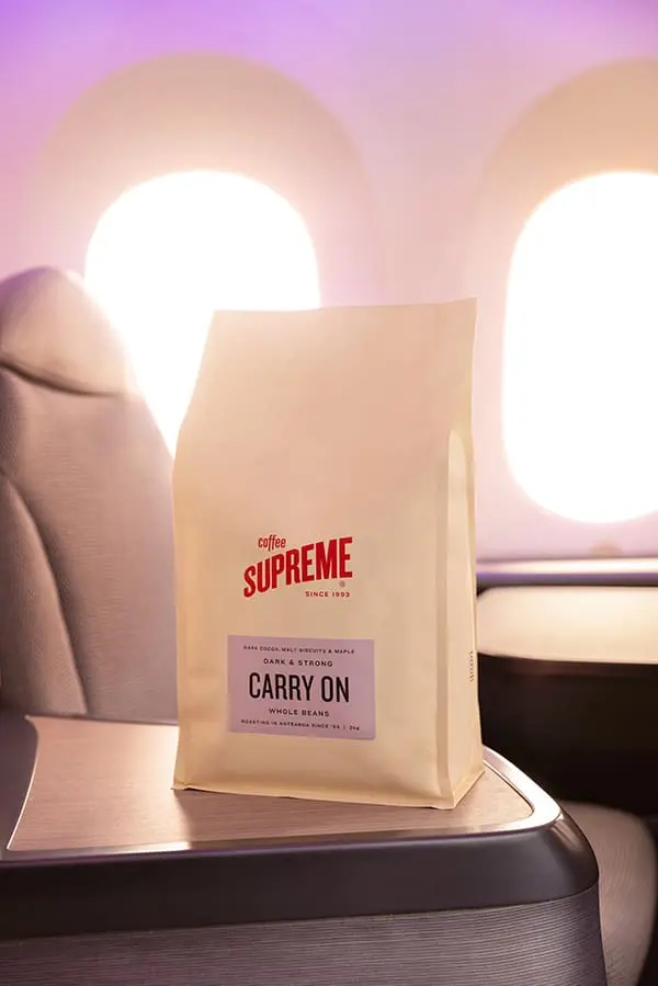 Coffee with altitude: Air New Zealand serves Carry On bespoke blend to cockpit window 2 Air NZ x Supreme 2