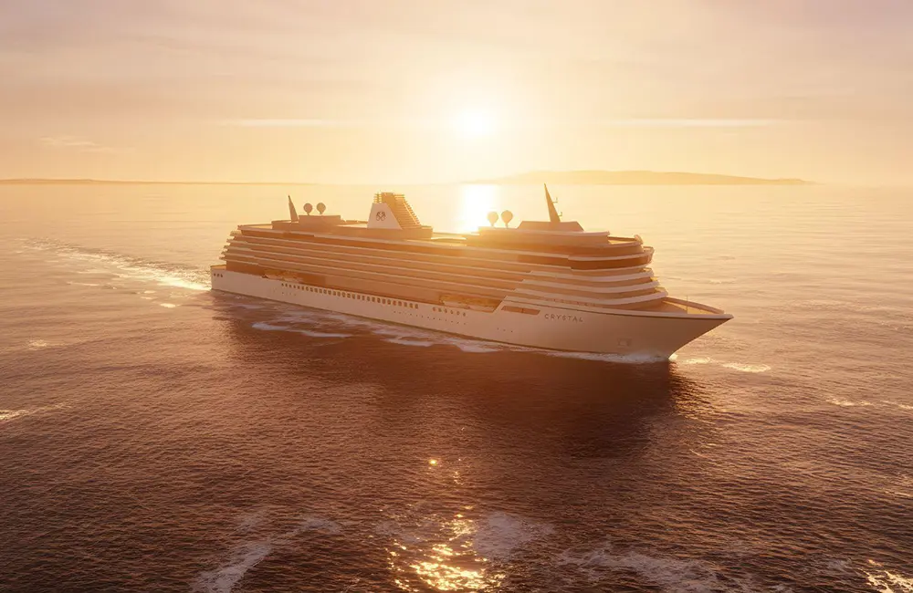 She’s beauty and she’s grace: Crystal unveils the name of its first new ocean ship in 25 years