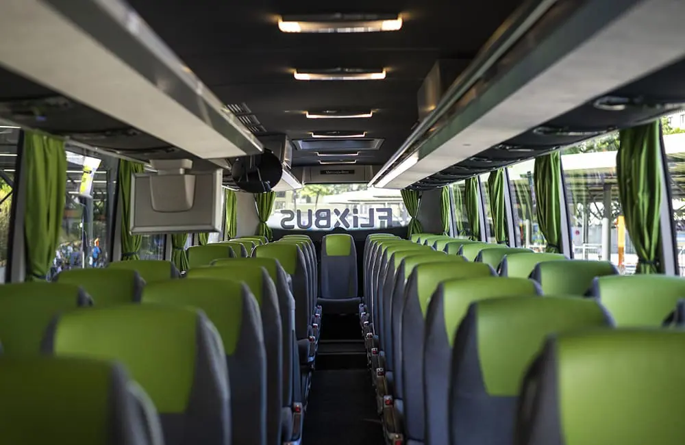 Affordable FlixBus arrives in Australia to shake up Sydney-Canberra-Melbourne travel market 2 FlixBus coach interior.