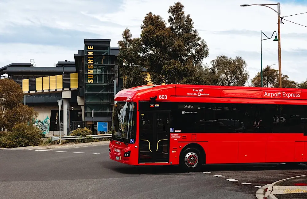 Plugged in for take off: SkyBus debuts all-electric Sunshine Express