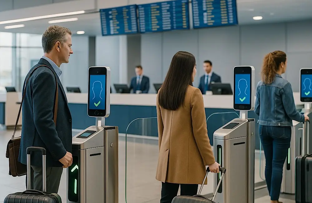 Bye bye airport barriers: How biometrics could end the domestic–international divide 1 Biometrics allow shared terminal use, cutting infrastructure duplication and staff costs.