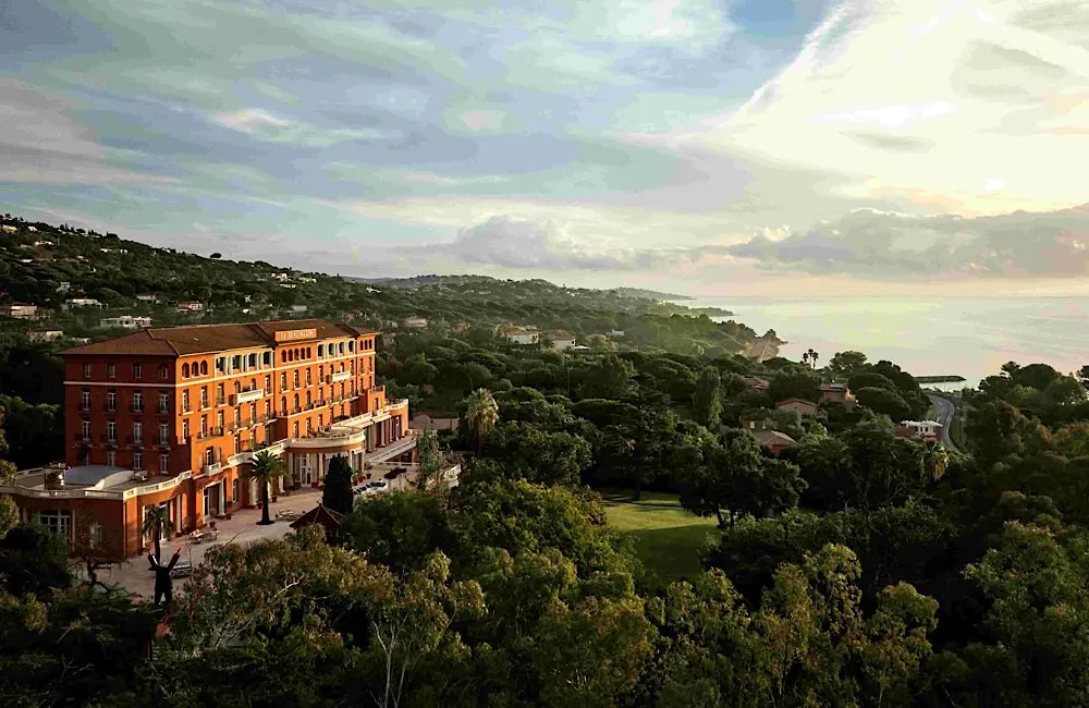 The restored Belle Époque estate spans ten private acres between sea and hillside.