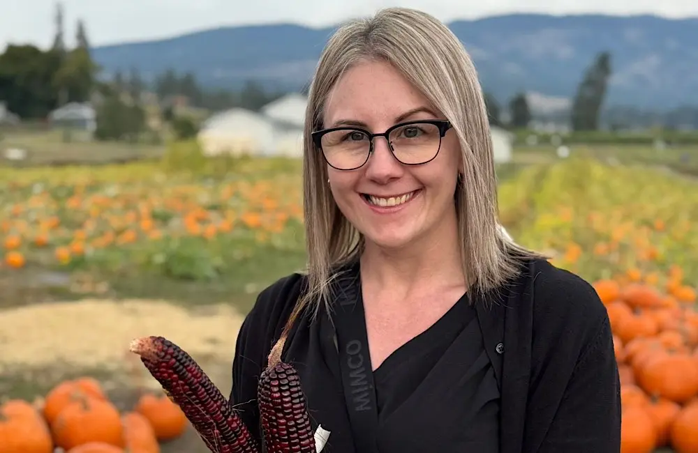 British Columbia’s autumn landscapes — orchards, fields and slow seasonal colour — showed the group a different side of the region.
