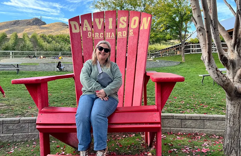 A stop in the Okanagan’s orchards showed the group the gentle pace and seasonal charm that define autumn in British Columbia. Canada