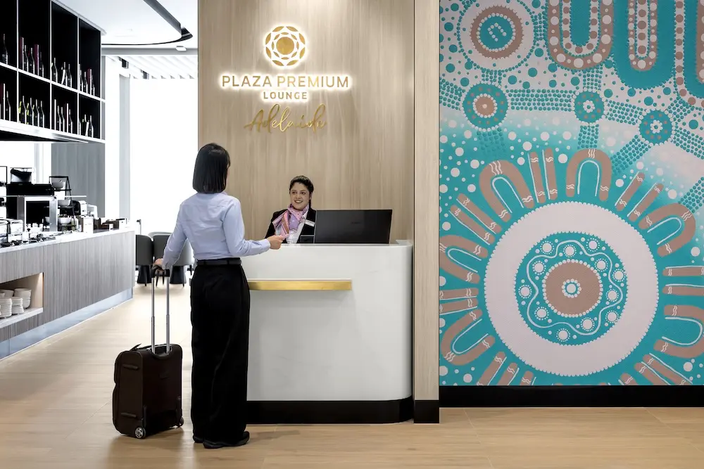The Plaza Premium Group (PPG) Adelaide Domestic Airport Lounge.