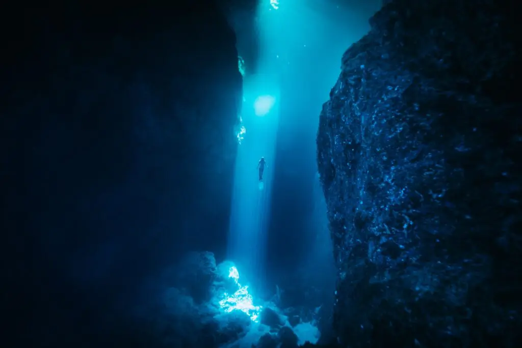 The Rota Hole, Marianas.