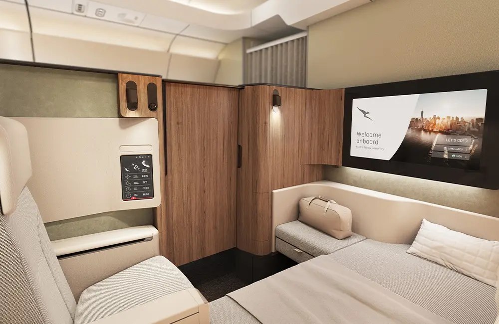 Qantas Project Sunrise A350 First Class