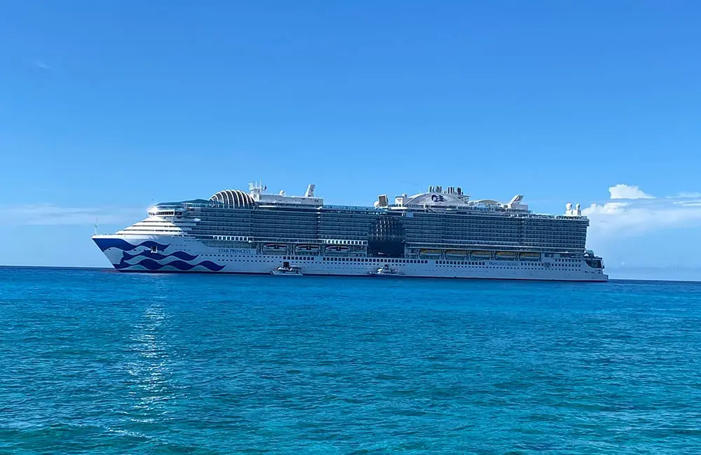 7 things this first-time Princess cruiser learned aboard the shiny new Star Princess 2 Star Princess at sea in the Bahamas. Image: Cassie Tannenberg