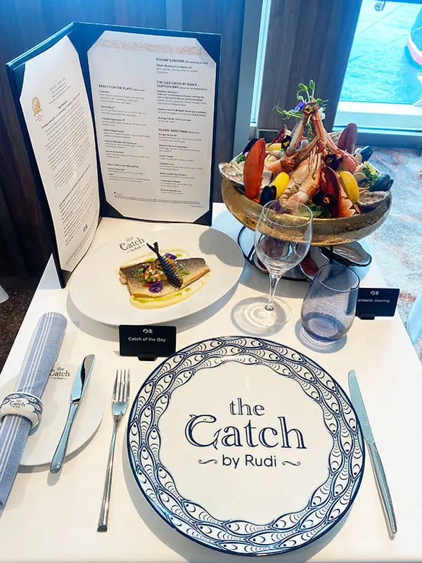 7 things this first-time Princess cruiser learned aboard the shiny new Star Princess 14 Seafood dishes at The Catch by Rudi restaurant. Image: Cassie Tannenberg