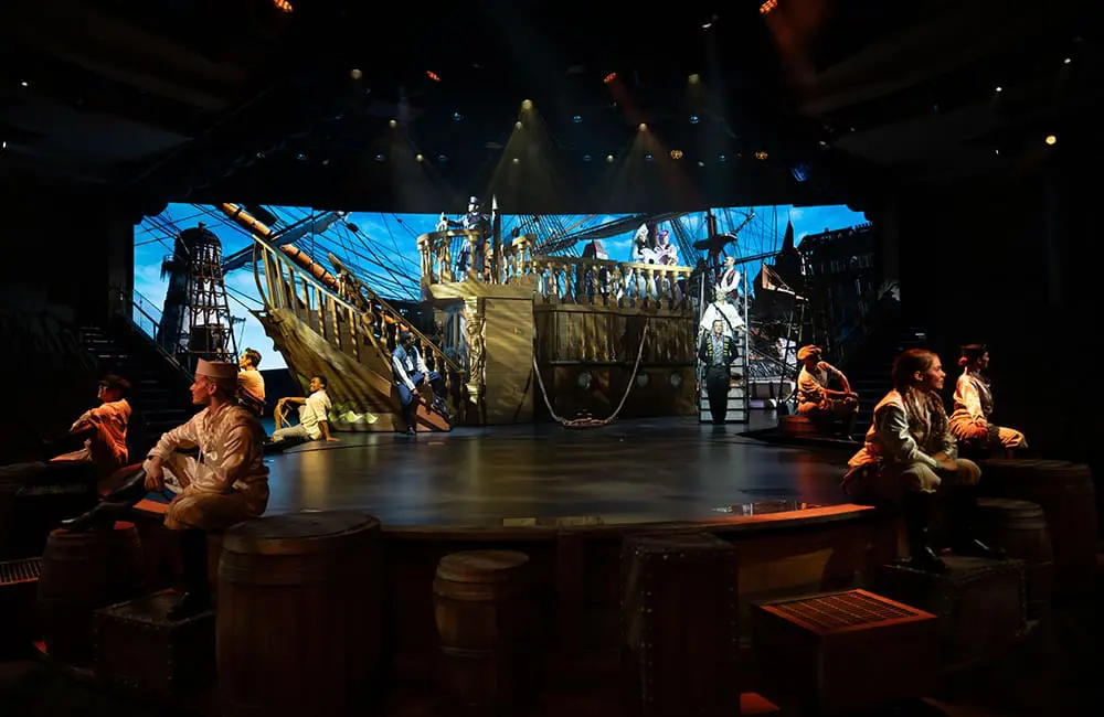 7 things this first-time Princess cruiser learned aboard the shiny new Star Princess 12 Meridian stage show in the Princess Arena.