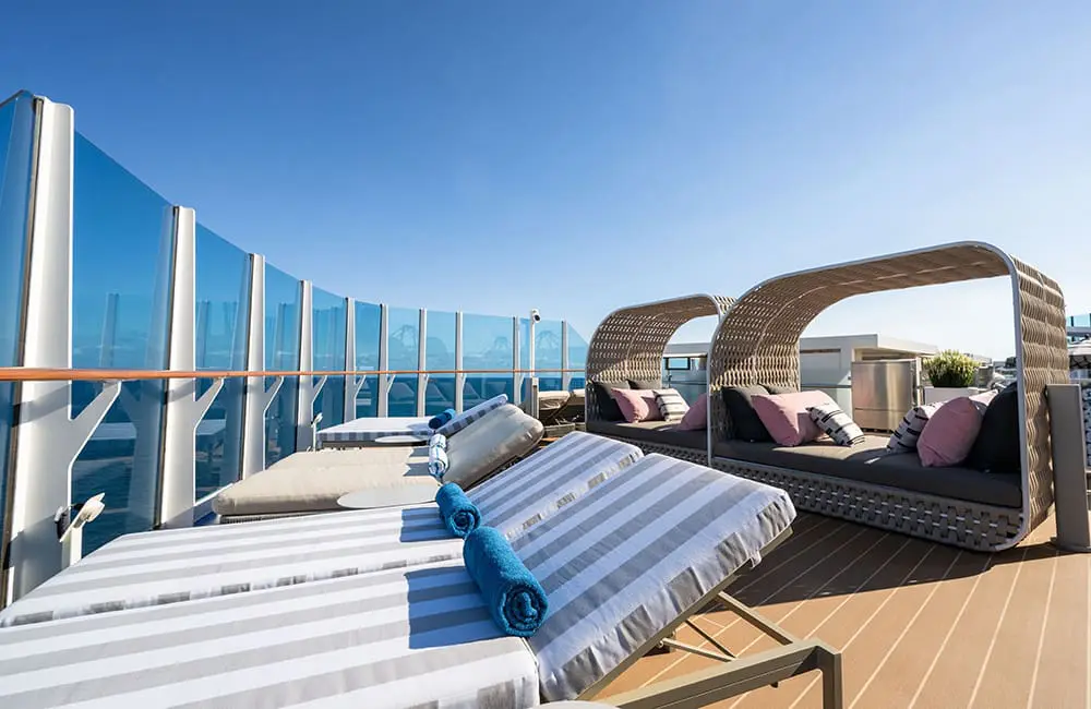 7 things this first-time Princess cruiser learned aboard the shiny new Star Princess 22 Sanctuary Club on Star Princess. Image: Princess Cruises