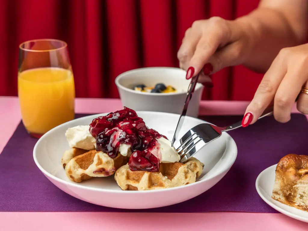 Virgin Australia's new menu features new breakfast items.