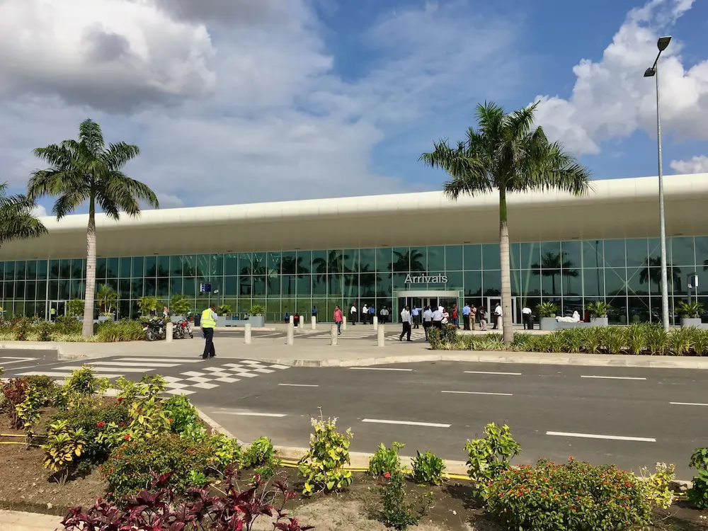 The arrivals building at Julius Nyerere International Airport in Dar es Salaam