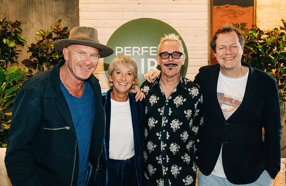 Matt Moran, Layne Beachley, Kirk Pengilly, Tom Parker Bowles at The Grand Tasting presented by Singapore Airlines ©Max Zappas