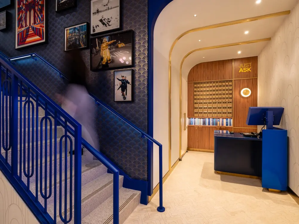 One of America’s largest carriers unveils its first-ever airport lounge 2 The Blue House lobby.