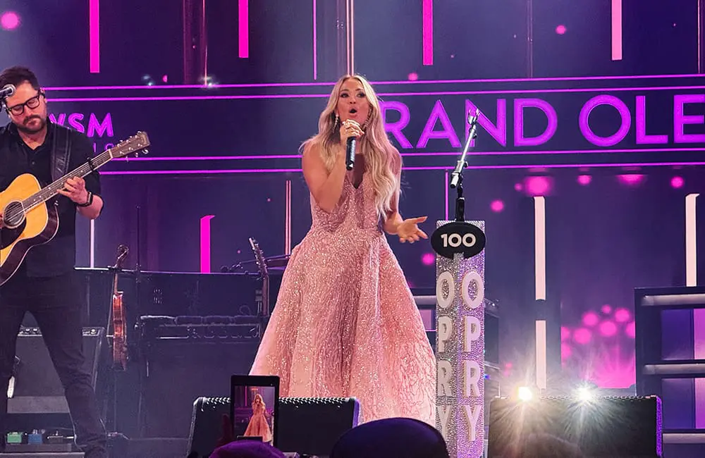 "The South has my heart": Travel South USA Ambassador Chris Watson Travel's MD on the appeal of the South 5 Performer on stage at Grand Ole Opry in Nashville for Opry 100 centennial celebrations in 2025. Image: CWT/Jake Davey