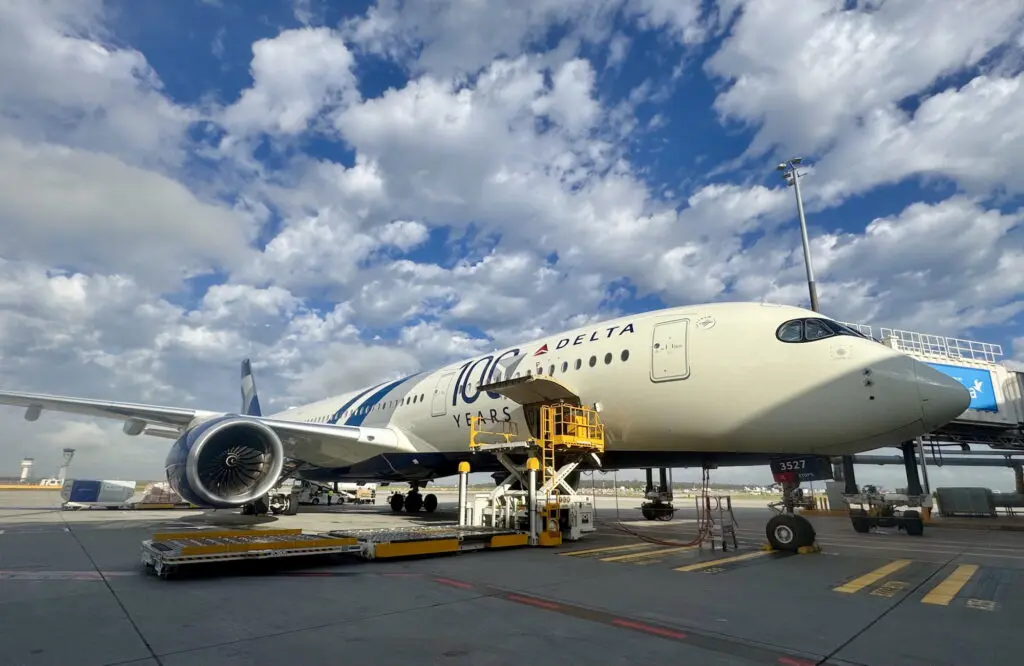 Delta Air Lines touches down in Melbourne for the first time.