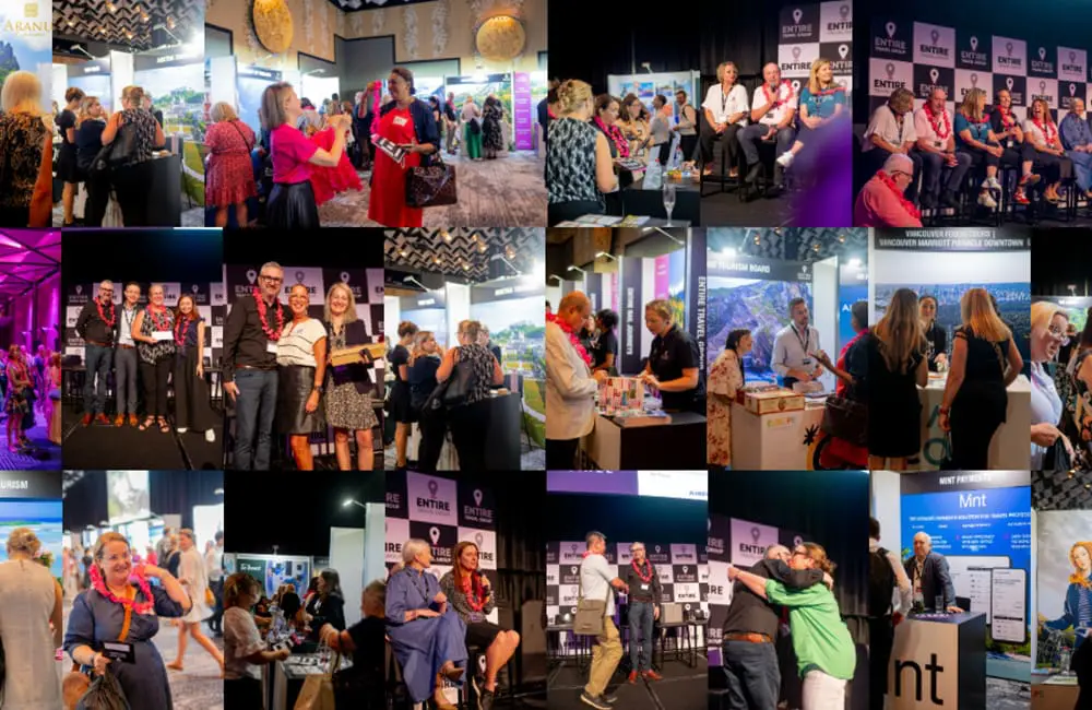 Bigger in 2026: Entire Travel Group Travel Showcase & Soirée expands in 3 major cities 1 Image collage to promote Entire Travel Group 2026 Travel Showcase & Soirée