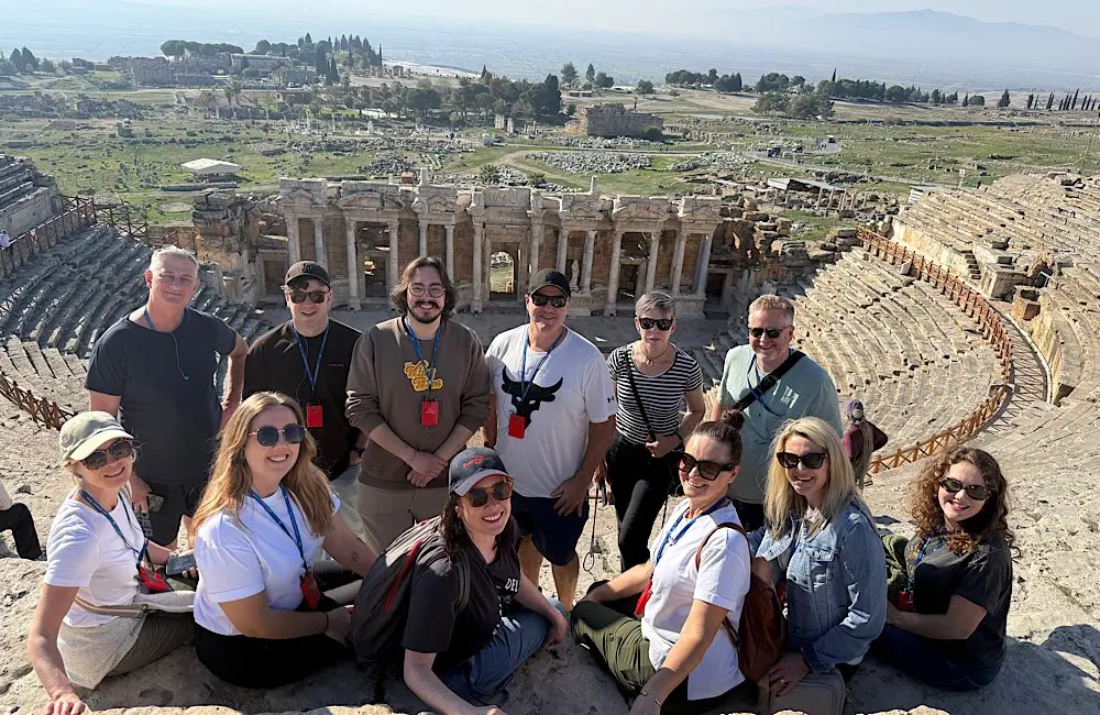 Bunnik runs first Türkiye famil, showcasing small group touring to Flight Centre agents 3 Bunnik Hierapolis - Turkiye - Zoe Francis