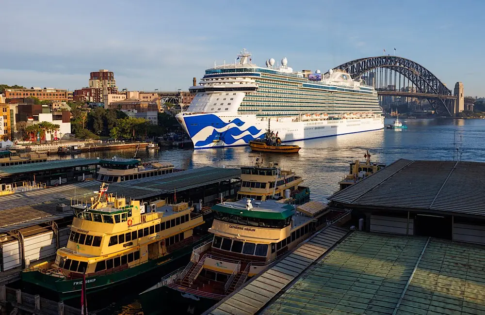 Sydney gets the candles as Princess marks 50 years with newest ship to ever homeport