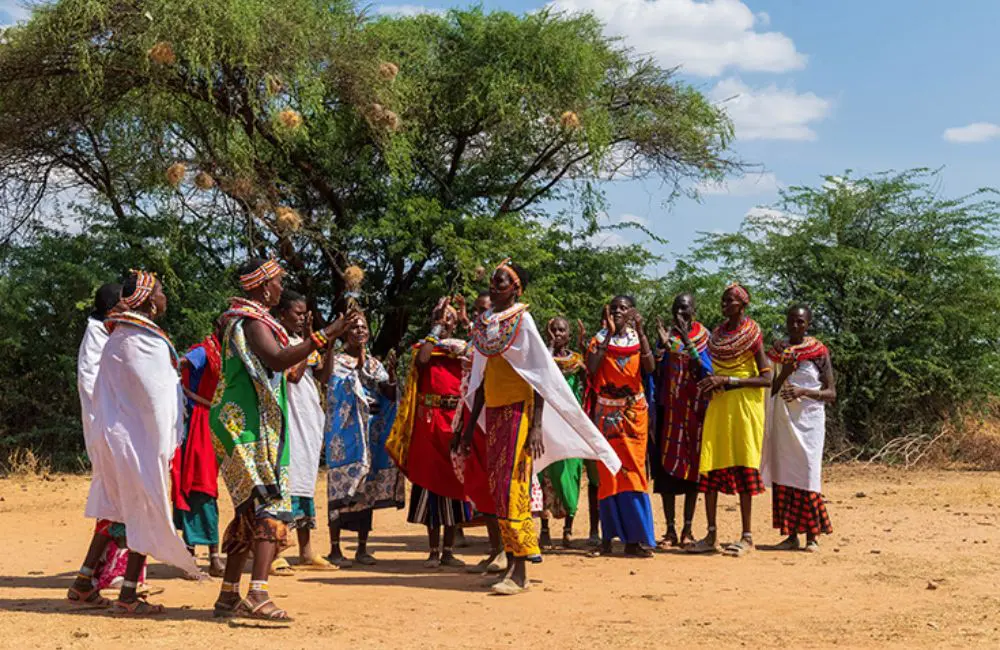 Members of the Umoja Women Cultural village in Kenya's Samburu County © Getty/Virtuoso