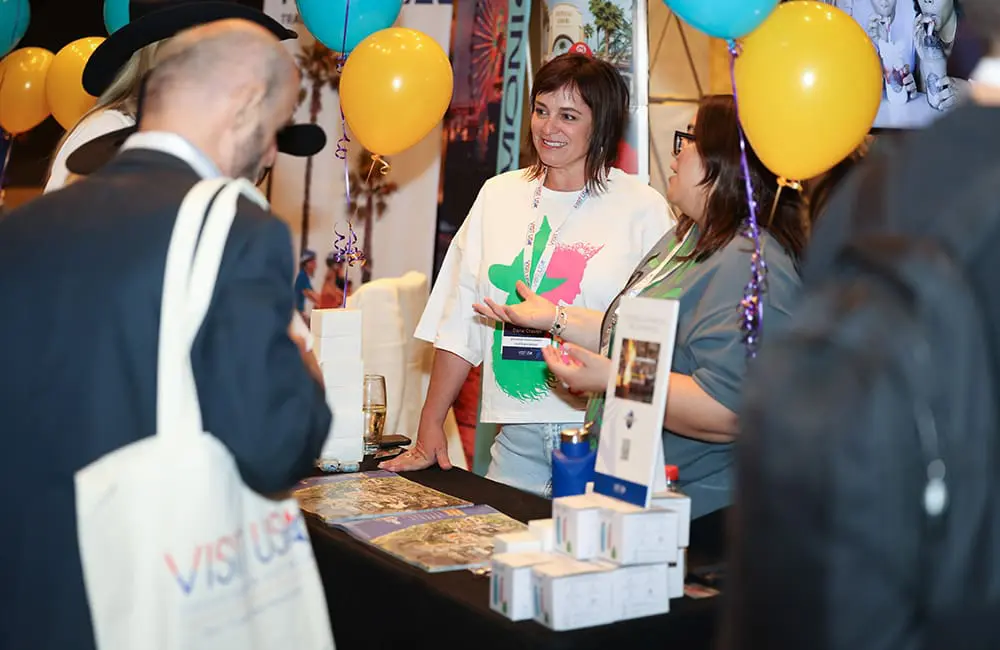 Your ticket to the States starts here: Visit USA Expo 2026 registrations now open 1 Exhibitors at Visit USA Expo booth in Sydney.