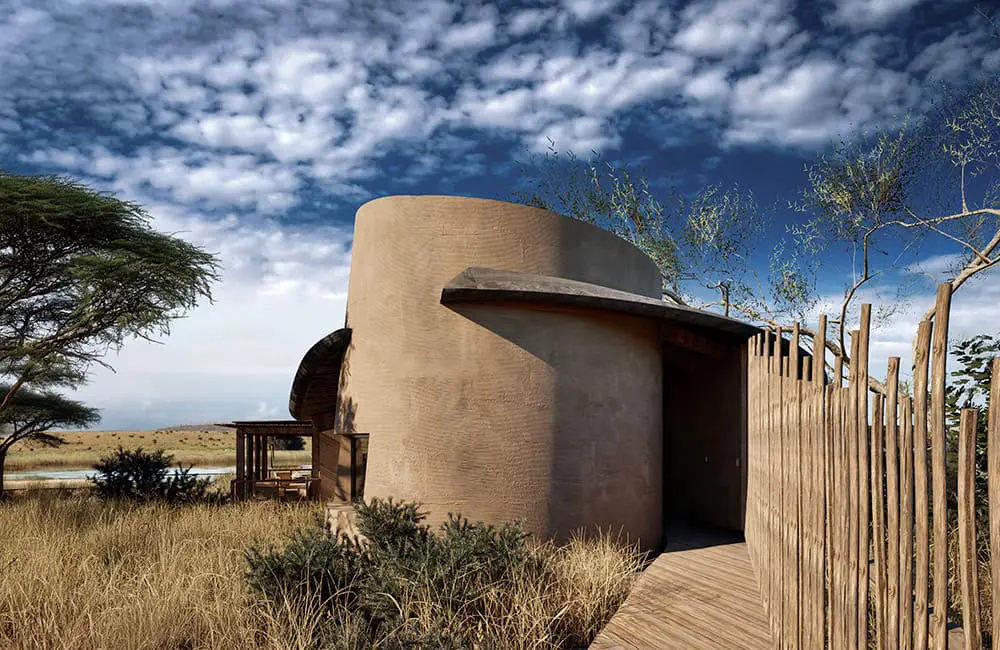 Render of Kitirua Plains Lodge, a new A&K Sanctuary in Kenya, will open in mid-2026.