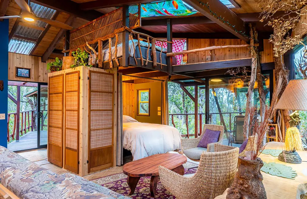 Australia is the only APAC nation in Airbnb’s most-loved listings – here’s the tiny home that made it 5 On the Big Island of Hawai'i, this treehouse is designed as a living, environmental sculpture. Image: Airbnb