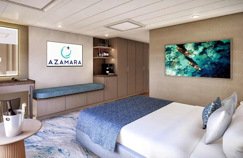 Render of Azamara's new Grandview Suite.