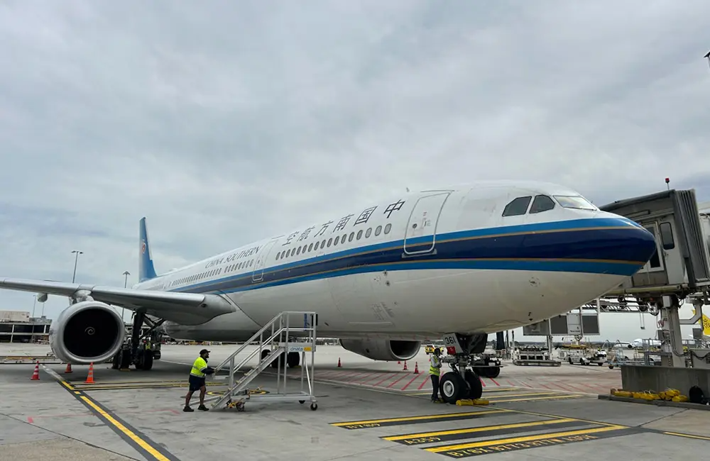 China Southern’s Airbus A330-300 aircraft. route