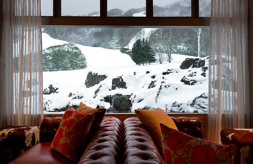 The 200-room property operates only during snow season inside Niseko Village.