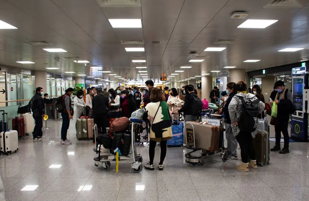 Jeju International Airport on South Korea's Jeju-do island is part of the world's busiest airline routes. Image: Anirut Thailand/Shutterstock