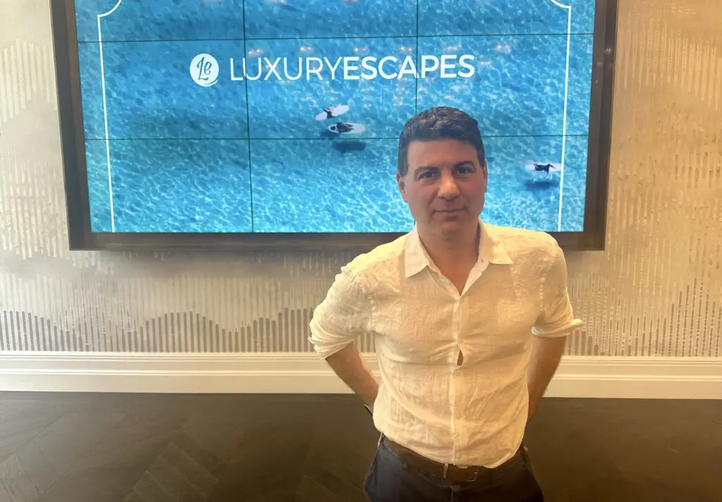 Luxury Escapes' Adam Schwab. (Image Mark Harada)